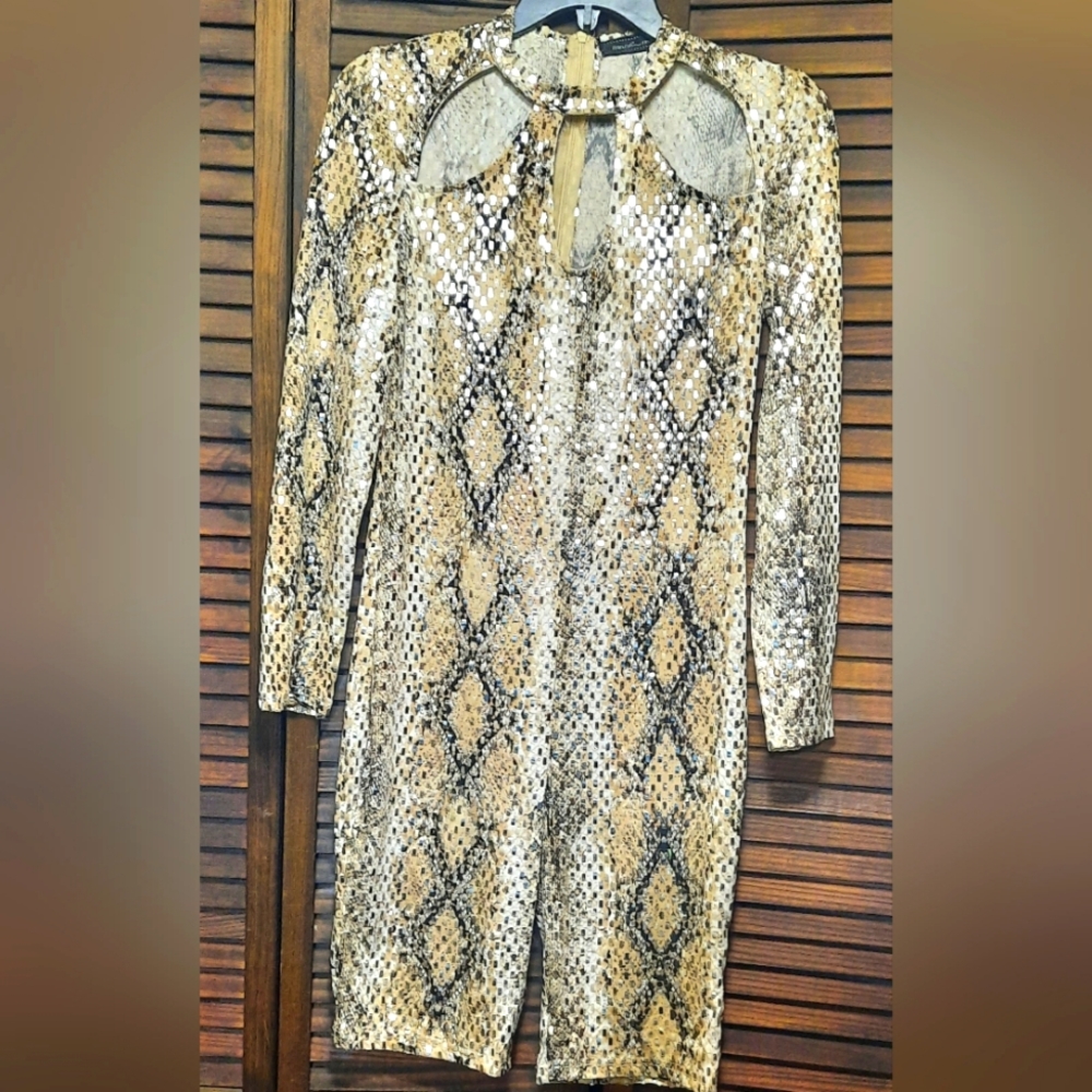 Snake skin Romper